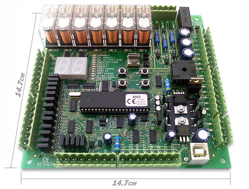 Compact and low cost lift controller board